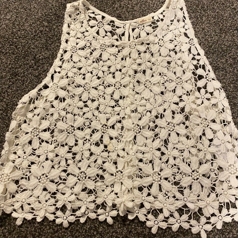 Hollister lace tank top
